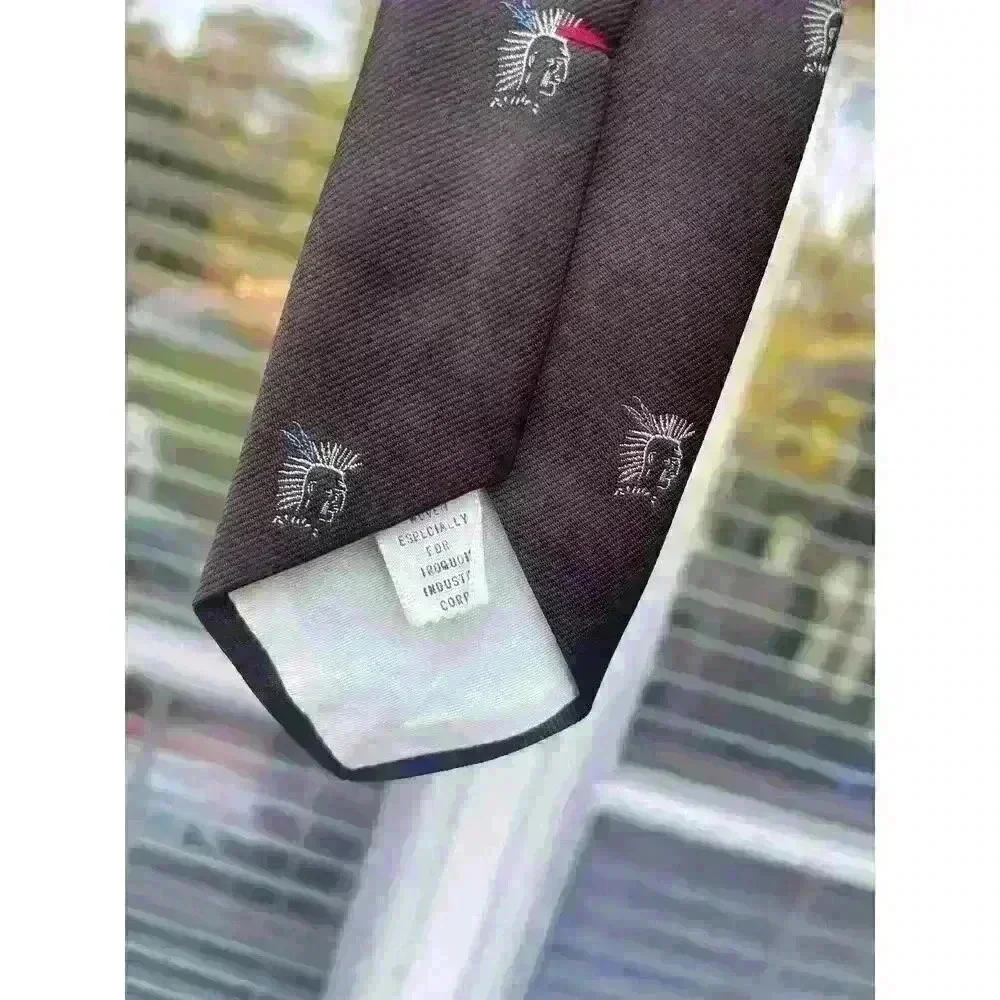 Rare Iroquois Native American Indian handmade necktie